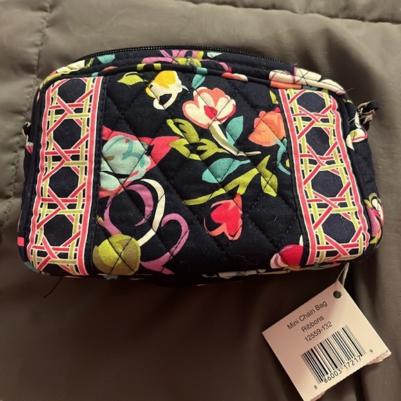 Vera Bradley Mini Chain Bag Pattern-Ribbons NWT - Picture 4 of 6